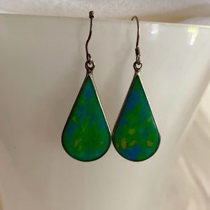 Turquoise and silver Earrings